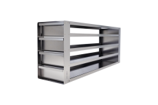 16-Place Rack for Upright Freezer, Pull Out Shelves, (4x4)