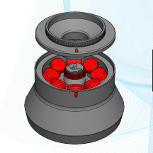 Centrifuge Loreena Angular Rotor 8 x 50 ml